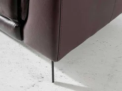 Bruine Leren 3-Zitsbank Met Relaxmechanisme 6051-Angel Cerda Outlet