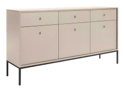 Buffetkast - 3 Laden En 3 Deuren - Beige - Bogdan-Vente-unique Sale