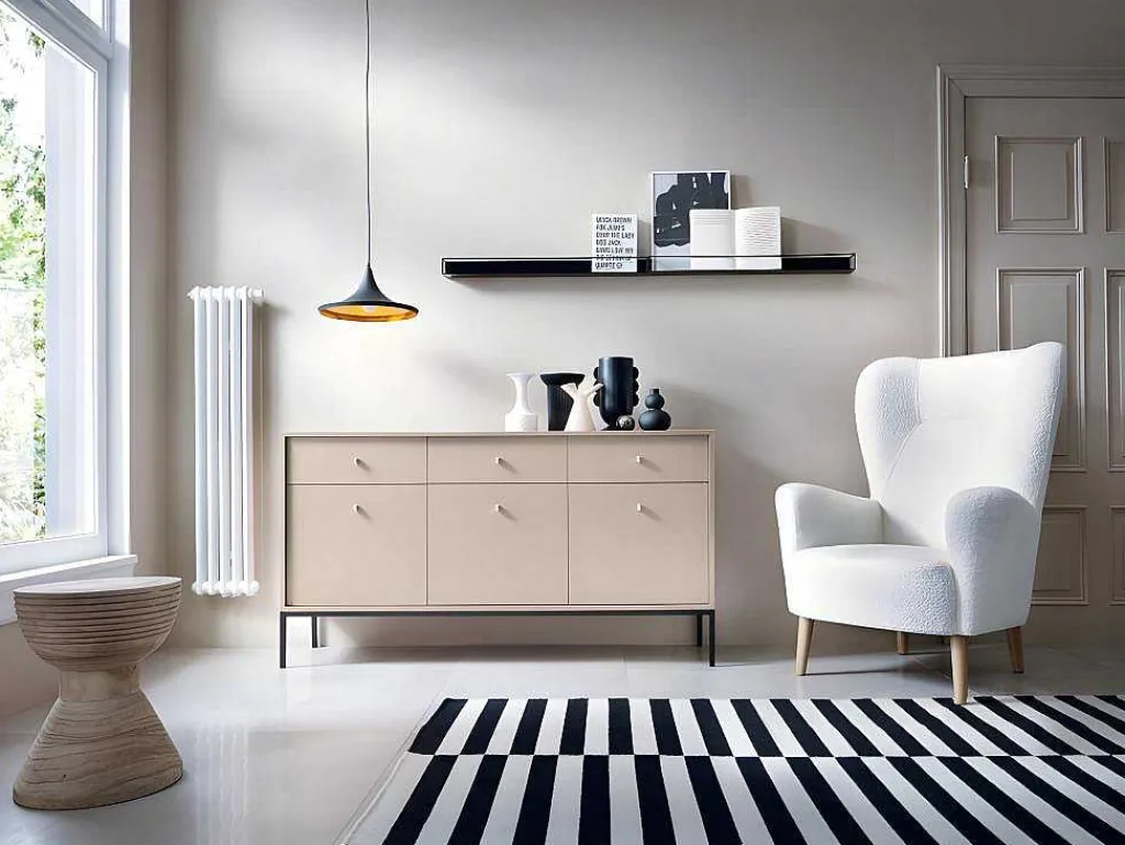Buffetkast - 3 Laden En 3 Deuren - Beige - Bogdan-Vente-unique Sale