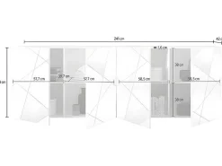 Buffetkast Cantiano - 4 Deuren - Witgelakt-Vente-unique Sale
