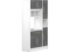 Buffetkast Mady - 5 Deuren & 1 Lade - Witte Betonkleur-Vente-unique Sale