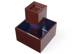 Buitenfontein Van Roestvrij Staal Met Ledverlichting - H65 Cm - Terracotta - Cardina-MYLIA Clearance