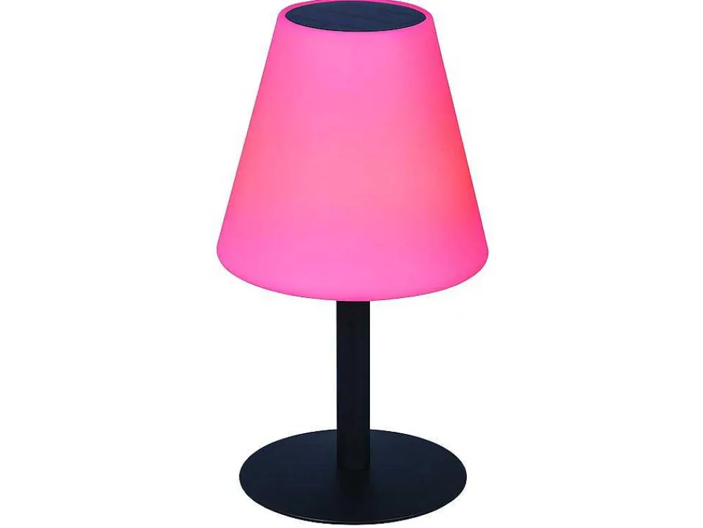 Buitenlamp Op Voet Met Led-Verlichting Edison - Metaal - H36 Cm - Veranderende Kleuren-SOLARGEO Hot
