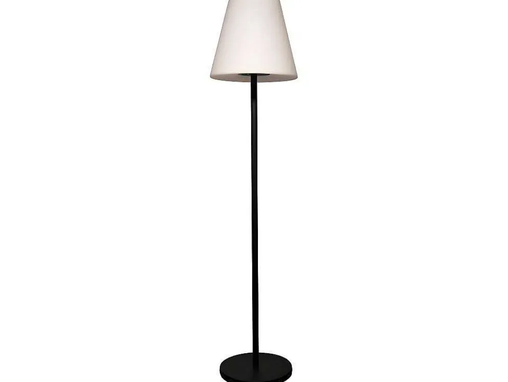 Buitenlamp Op Voet Met Led-Verlichting Wiley - Metaal - H150 Cm - Veranderende Kleuren-SOLARGEO Online