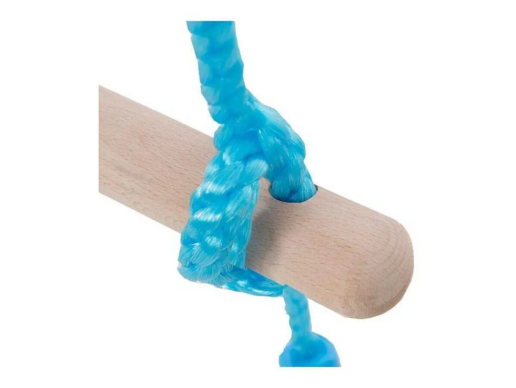 Buitenspellen Metalen Frame - In Hoogte Verstelbare Schommel- En Klimladder - Geschikt Voor Kinderen Vanaf 3 Jaar - Blauw-ModernLuxe Outlet