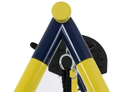 Buitenspellen Metalen Frame - 2 In Hoogte Verstelbare Schommels, Basketbalring En Glijbaan - Geschikt Voor Kinderen Vanaf 3 Jaar - Geel-ModernLuxe Hot