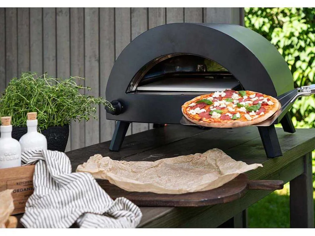 Bukom Pizza Oven Til Gas Zwart.-Vente-unique Best
