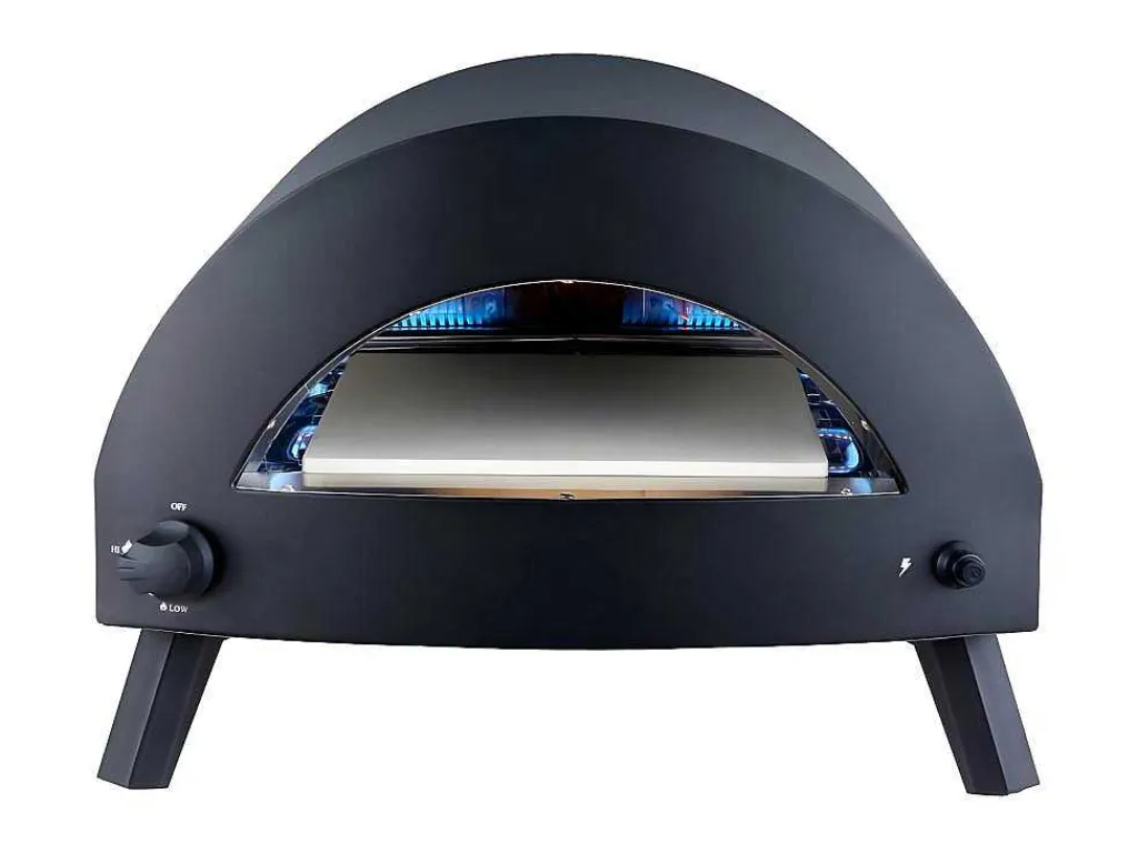 Bukom Pizza Oven Til Gas Zwart.-Vente-unique Best