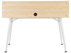 Bureau Larcos Met Opbergruimte - Eik & Wit-Vente-unique New