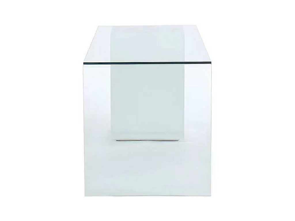Bureau Muriel Met Opbergruimte - 4 Laden - Gehard Glas & Mdf-Vente-unique Hot