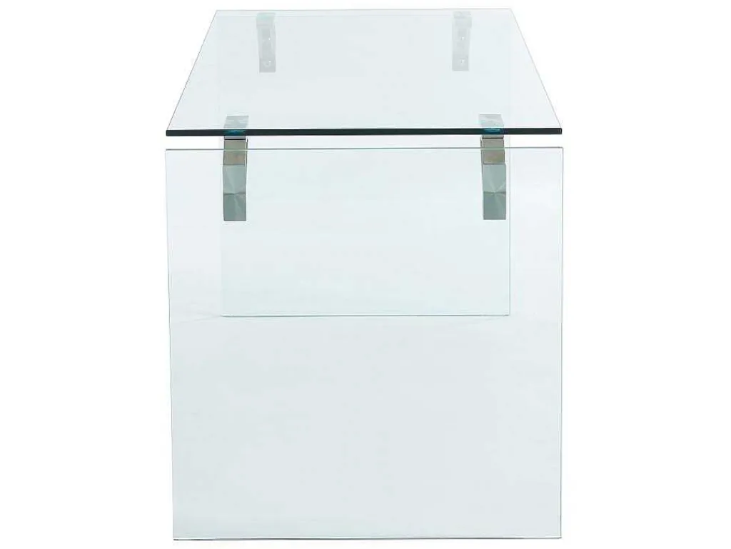Bureau Van Gehard Glas - Transparant - Madro-Vente-unique