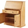 Bureaukast - Grenen En Mdf - Eikenkleur - Cleore-Vente-unique Hot