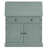 Bureaukast Cleore - Grenen En Mdf - Amandelgroen-Vente-unique Clearance