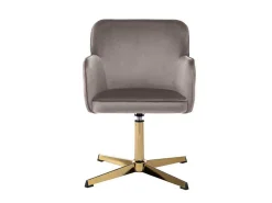 Bureaustoel - Fluweel - Taupe - Capuli-Vente-unique Online