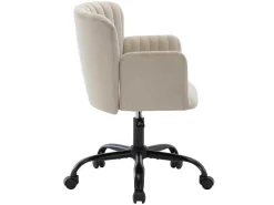 Bureaustoel - Stof - Beige - Verstelbare Hoogte - Toara-Vente-unique Hot