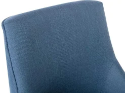 Bureaustoel - Stof - Blauw - Verstelbare Hoogte - Wondio-Vente-unique Online
