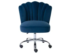 Bureaustoel - Velours - Blauw - Verstelbare Hoogte - Ruty Van-PASCAL MORABITO New