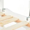 Cabine Stapelbed Met Glijbaan - 90X200Cm + 90X100Cm - Massief Grenen - Wit-ModernLuxe Clearance