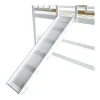 Cabine Stapelbed 90X200Cm - Massief Grenen - Met Trap En Glijbaan - Wit-ModernLuxe Sale
