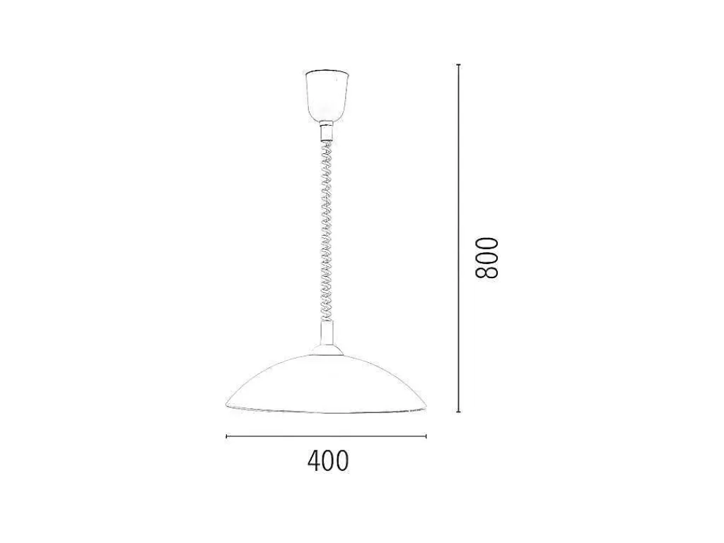 California Hanglamp, Wit, 40X40X80 Cm,-EPIKASA Best