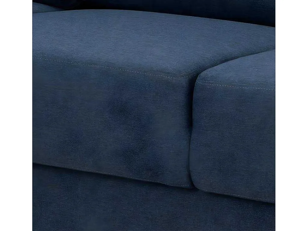 Calverton Hoekbank Chaise Longue Rechts Gericht Donkerblauw.-Vente-unique Outlet