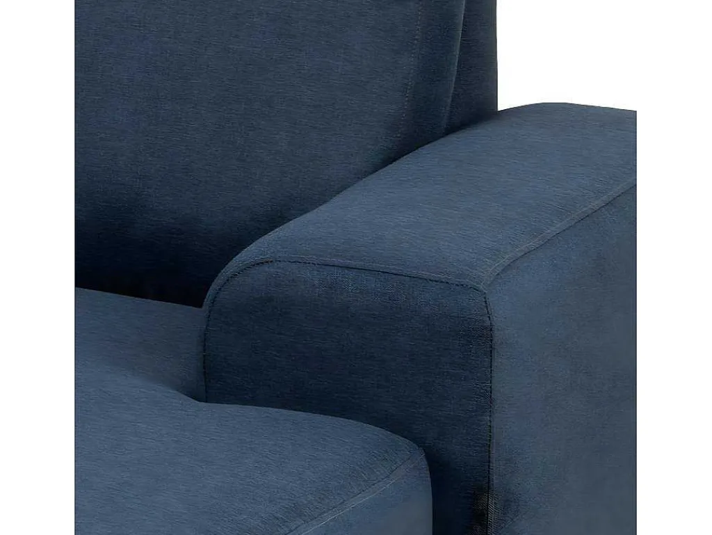 Calverton Hoekbank Chaise Longue Rechts Gericht Donkerblauw.-Vente-unique Outlet