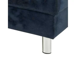 Calverton Hoekbank Chaise Longue Rechts Gericht Donkerblauw.-Vente-unique Outlet