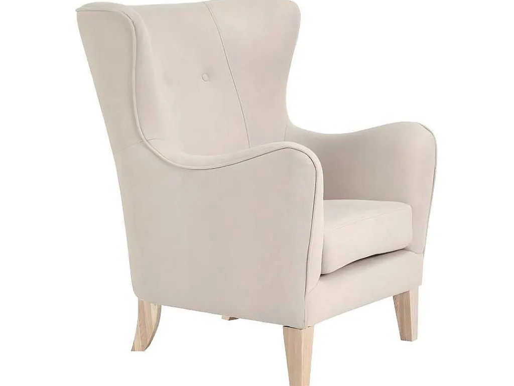 Campo Fauteuil Zandkleurig.-Vente-unique Online