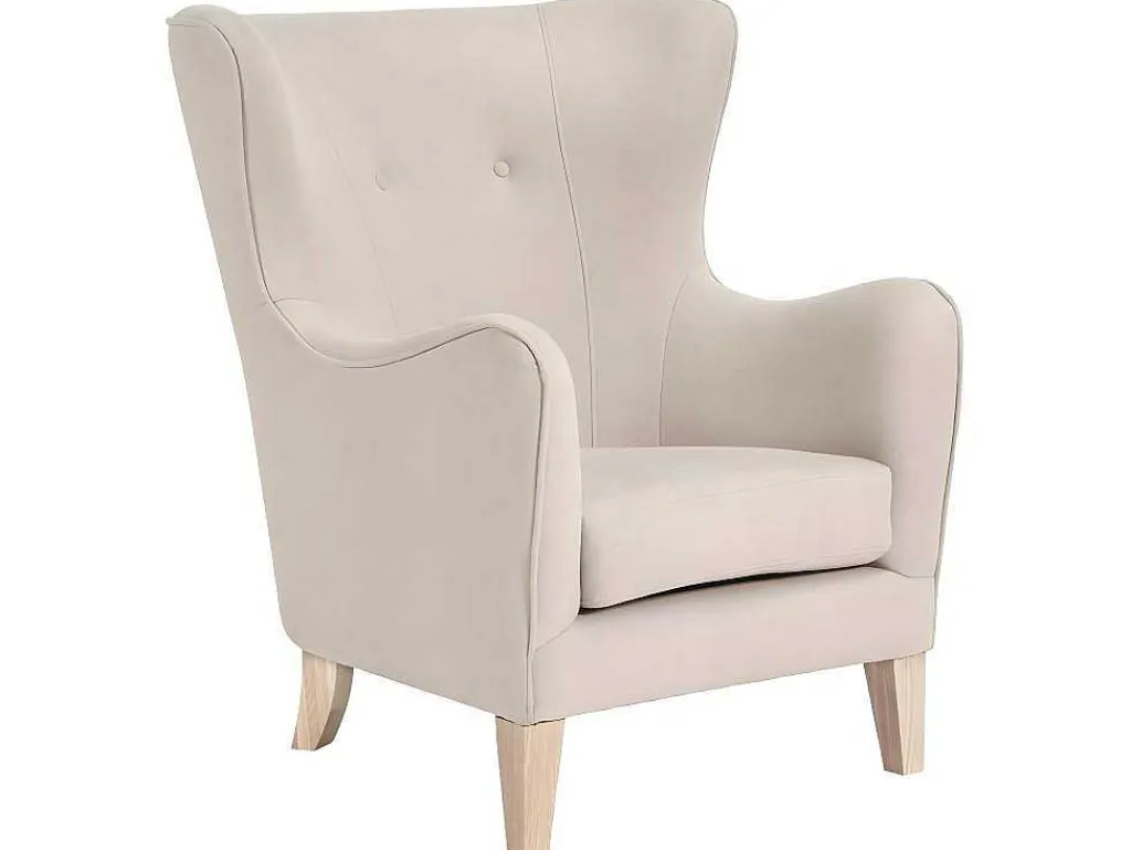 Campo Fauteuil Zandkleurig.-Vente-unique Online