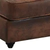 Chaise Longue - Hoek Links - Chesterfield Shirel Van Microvezel Met Lived-In Leeraspect-Vente-unique