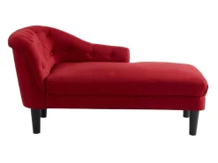 Chaise Longue - Hoek Rechts - Anouk Van Stof - Rood-Vente-unique Clearance