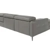 Chaise Longue Bank In Donkergrijs Leer Met Relaxmechanisme 6125-Angel Cerda Outlet