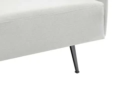 Chaise Longue Rechts Van Cremekleurige Stof Napasa-Vente-unique