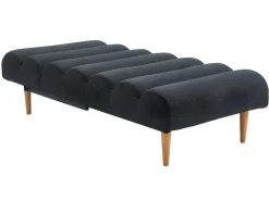 Chaise Longue/Bedbank Van Stof Cival - Antraciet-Vente-unique New