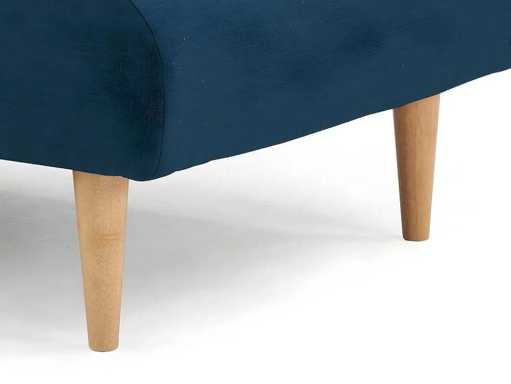 Chaise Longue/Bedbank Van Stof Cival - Antraciet-Vente-unique New
