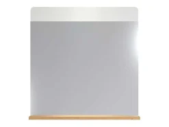 Ciara Spiegel 1 Plank Artisanaal Eiken Decor, Spiegelglas.-Trendteam Clearance