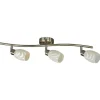 Clea Plafondlamp, Messing, Ecru, 58X9X20 Cm,-EPIKASA New