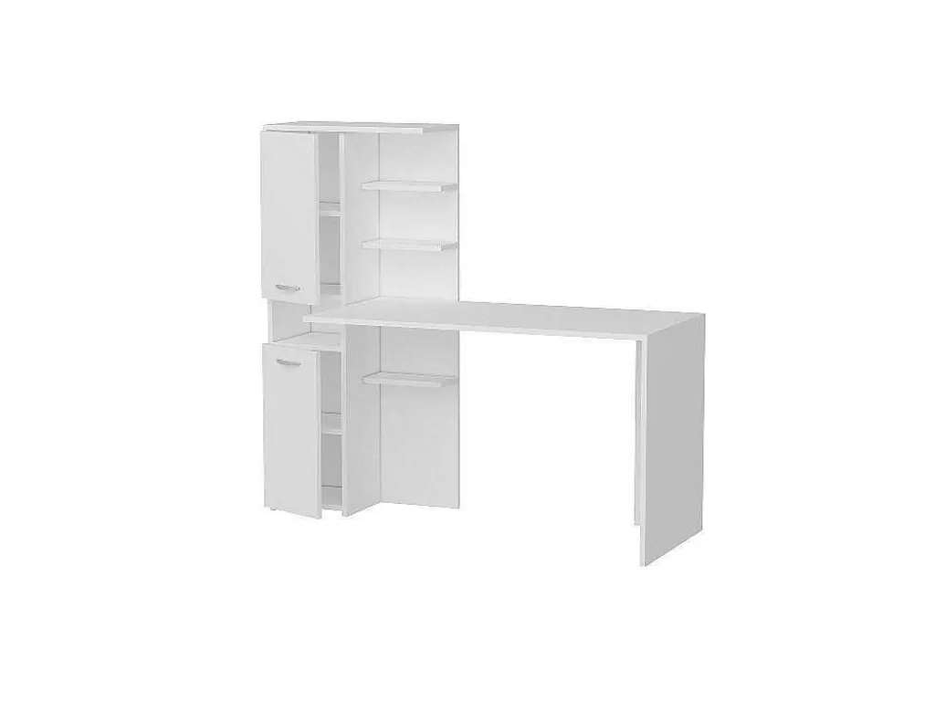 Clio Bureau, Wit, 150X60X135 Cm,-EPIKASA Best
