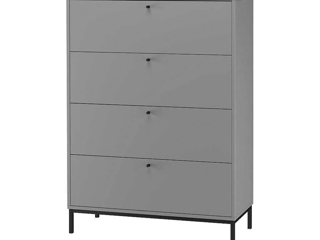 Commode 4 Laden Grijs-Loft24 Discount