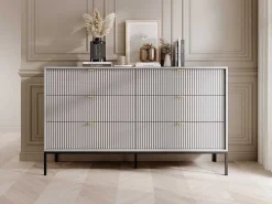 Commode Met 6 Lades - Grijs - Liouba - Van-PASCAL MORABITO Outlet