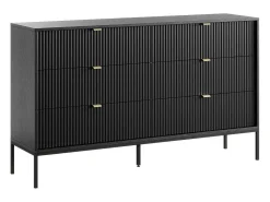 Commode Met 6 Lades - Zwart - Liouba - Van-PASCAL MORABITO Outlet