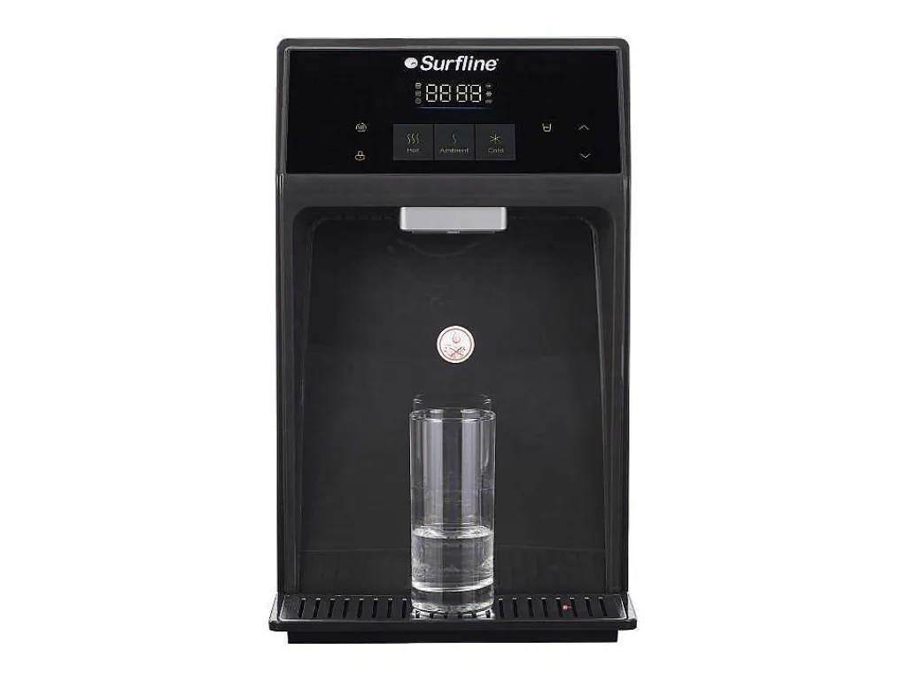 Compacte, Zuiverende Waterfontein - Koud/Warm Water - Zwart - Wateria-Vente-unique Discount
