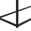 Consoletafel Met 2 Lades Van Mdf, Gehard Glas En Metaal - Licht Naturel - Camata-Vente-unique Sale