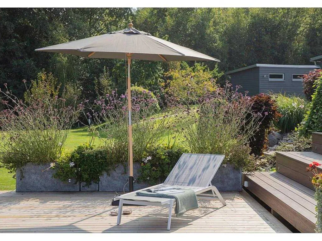 Corypho Parasol Met Kantelfunctie Grijs.-Vente-unique Hot