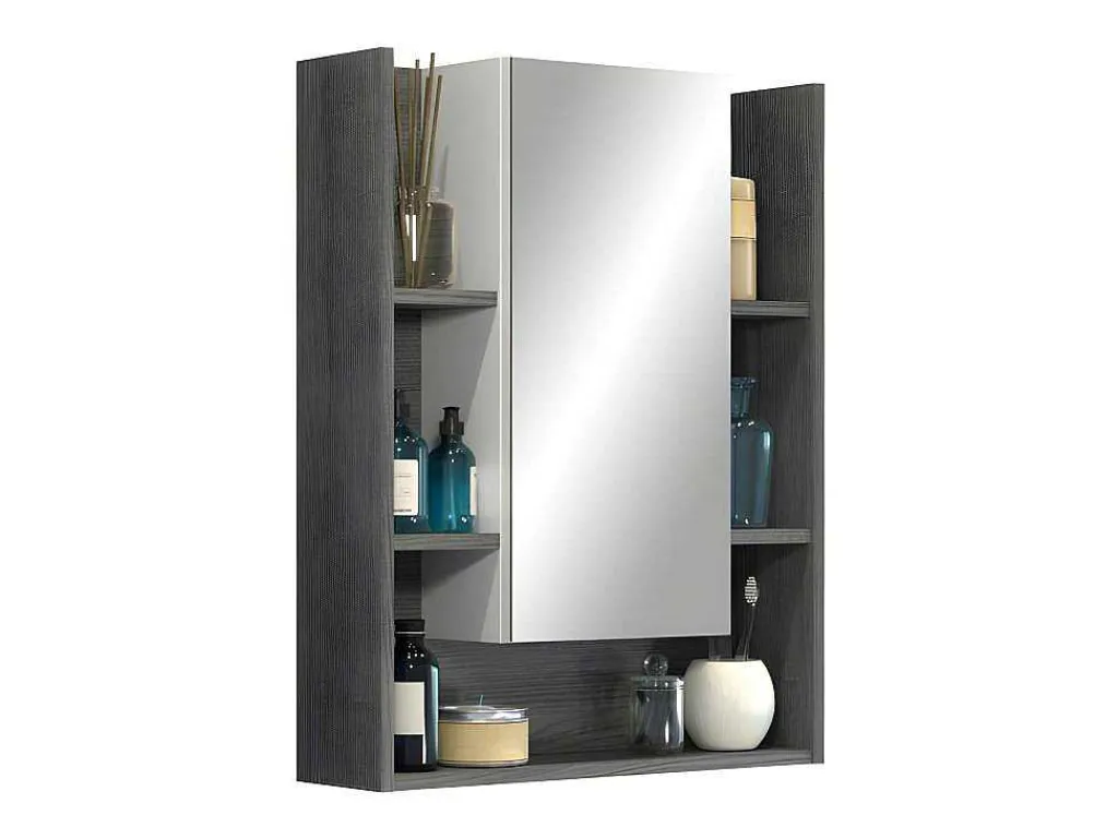 Daily Spiegelkast 1 Deur, 5 Planken, Wit.-Vente-unique Discount