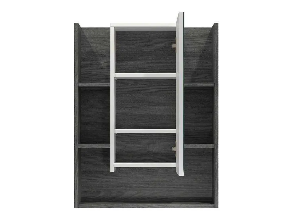 Daily Spiegelkast 1 Deur, 5 Planken, Wit.-Vente-unique Discount