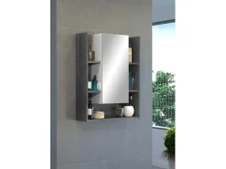 Daily Spiegelkast 1 Deur, 5 Planken, Wit.-Vente-unique Discount