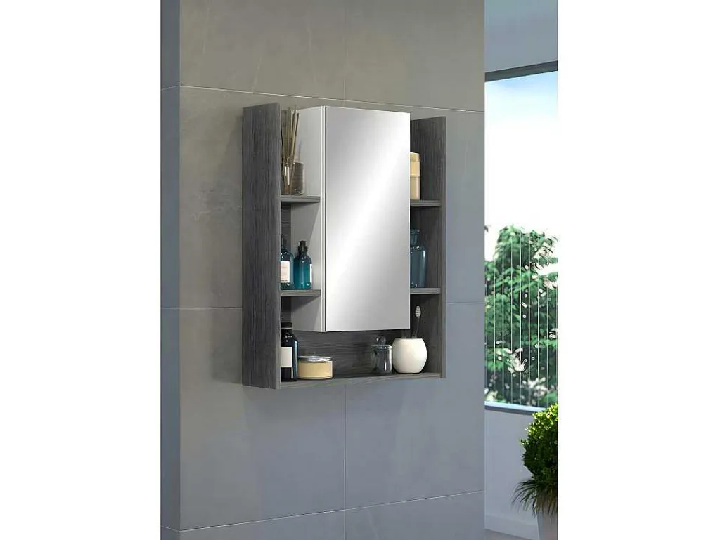 Daily Spiegelkast 1 Deur, 5 Planken, Wit.-Vente-unique Discount