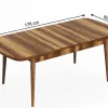 Dalila Tafel, Walnoot, 178X80X72 Cm,-EPIKASA Clearance