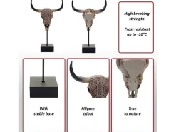 Decoratief Staand Figuur Koeienschedel Mcw-D30-Vente-unique